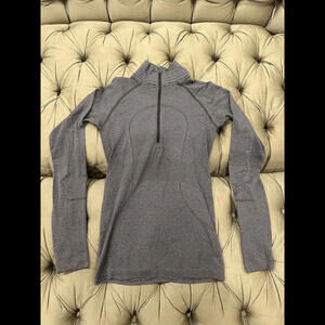 Lululemon Long Sleeve Top, Gray, S